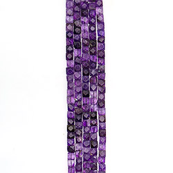 Аметист квадрат 10мм с гранями