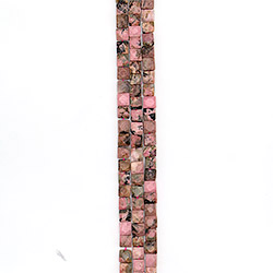 Родонит квадрат 10 мм с гранями