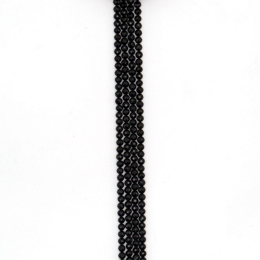 Фото товара турмалин черный грань люкс 6 мм