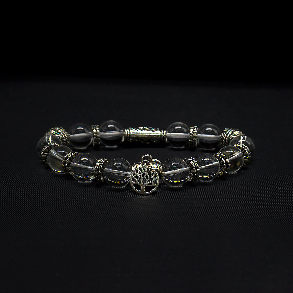 Браслет из горного хрусталя "Пандора" 10мм