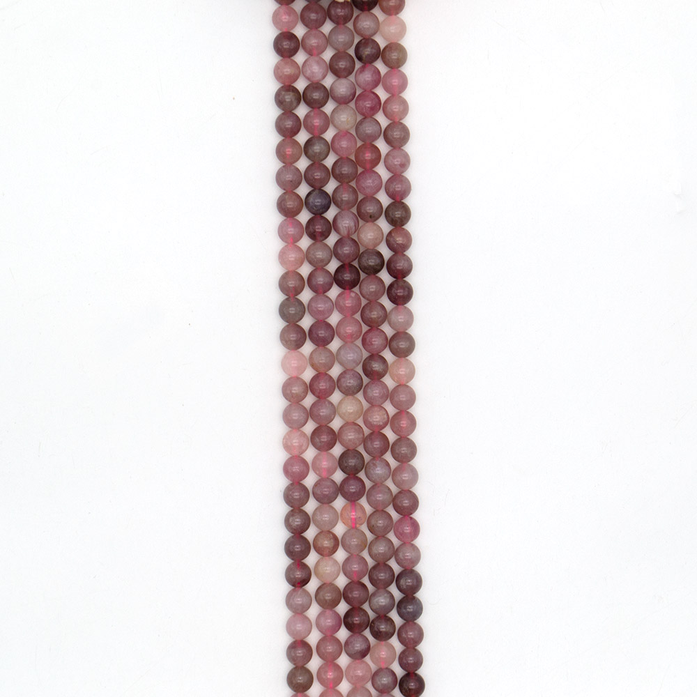 Фото товара розовый кварц мадагаскарский "purple" шар ав 8мм