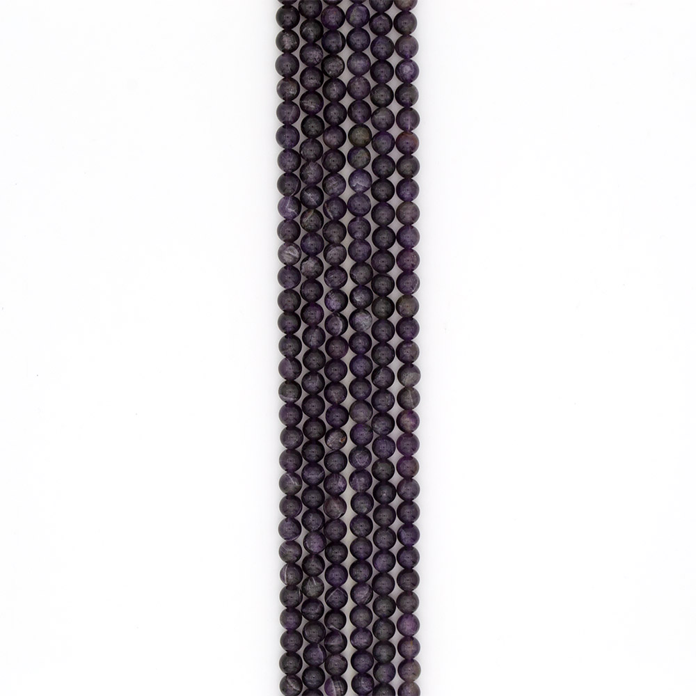 Фото товара аметист шар темный 8 мм