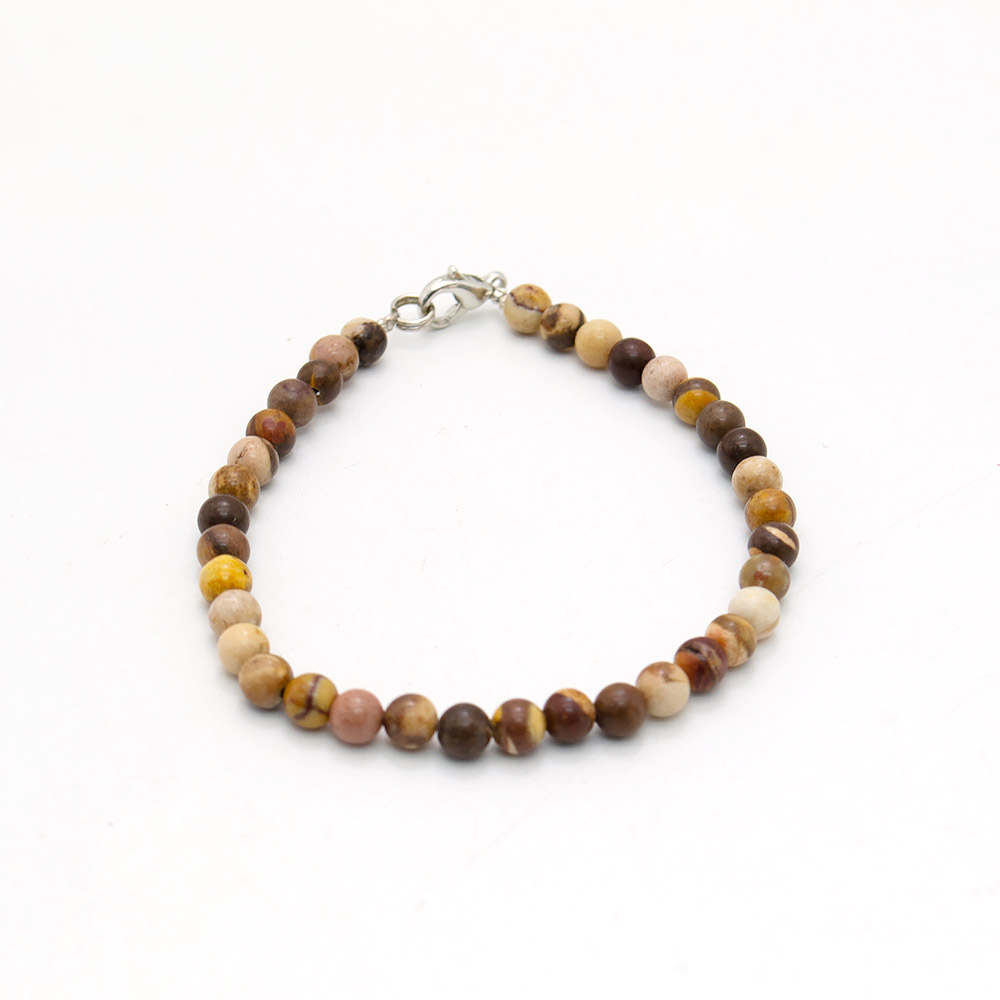 Фото товара браслет из яшмы зебровой 4мм