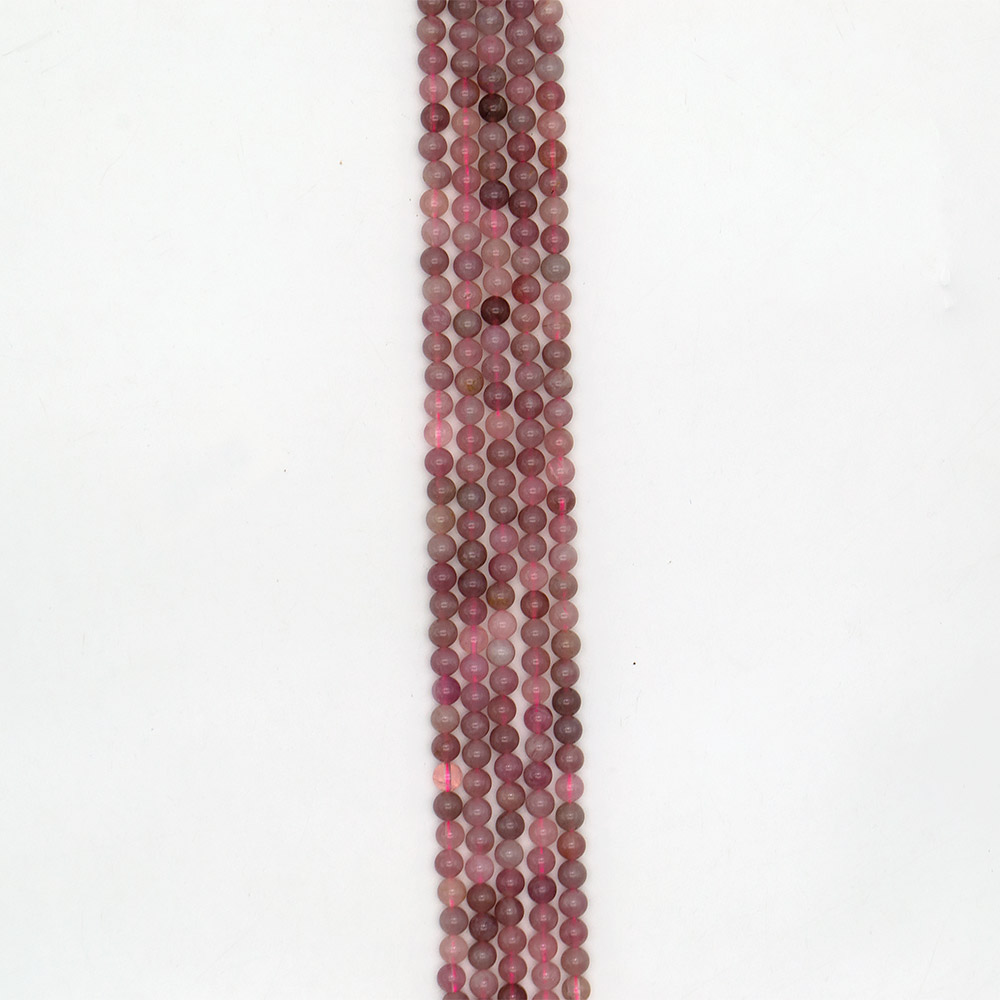 Фото товара розовый кварц мадагаскарский "purple" ав 6мм