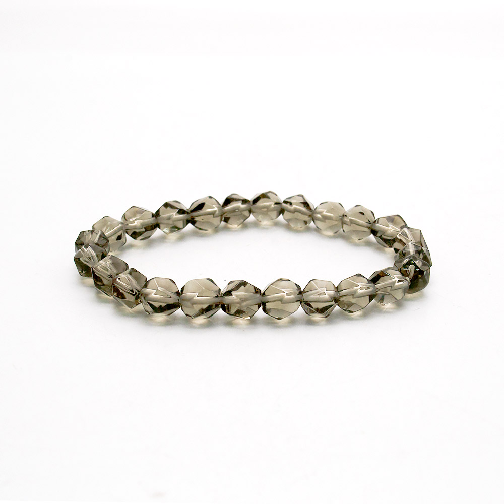 Фото товара браслет раухтопаз крупная грань 8мм