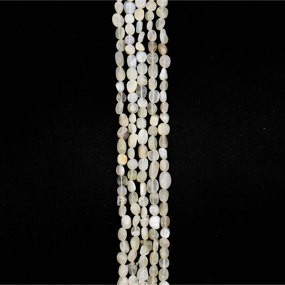 Лунный камень галтовка 10*8 мм