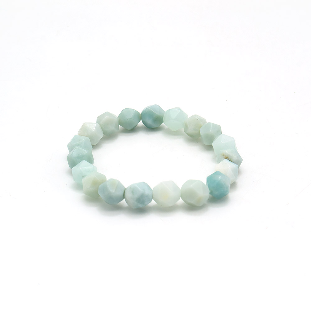Фото товара браслет из амазонита групная грань 10мм