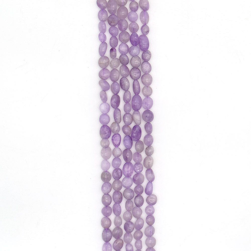 Фото товара аметист лавандовый галтовка 10*8 мм