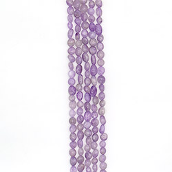 Аметист лавандовый галтовка 10*8 мм