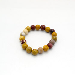 Браслет из яшмы мукаит грань 10мм