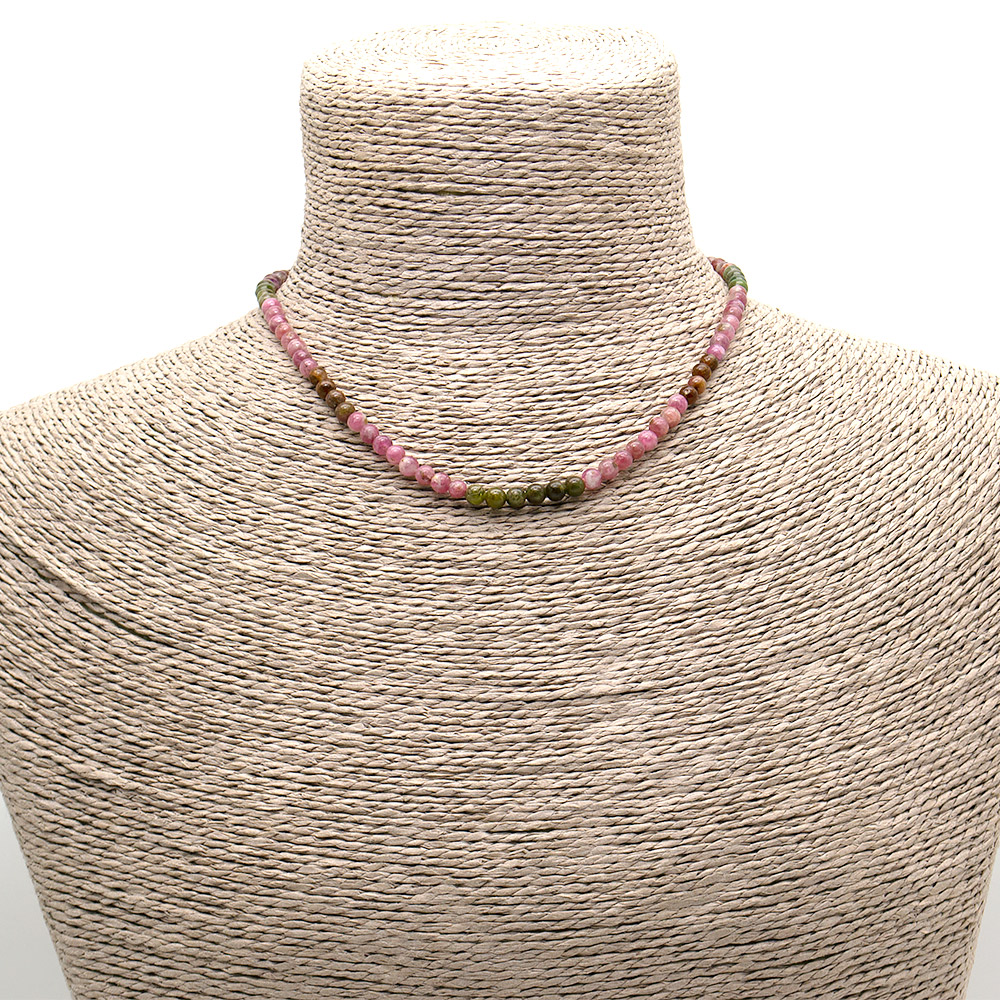 Фото товара бусы-чокер из турмалина 5мм