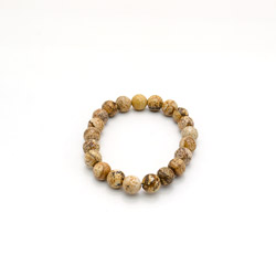 Браслет яшма песчаная грань 8мм