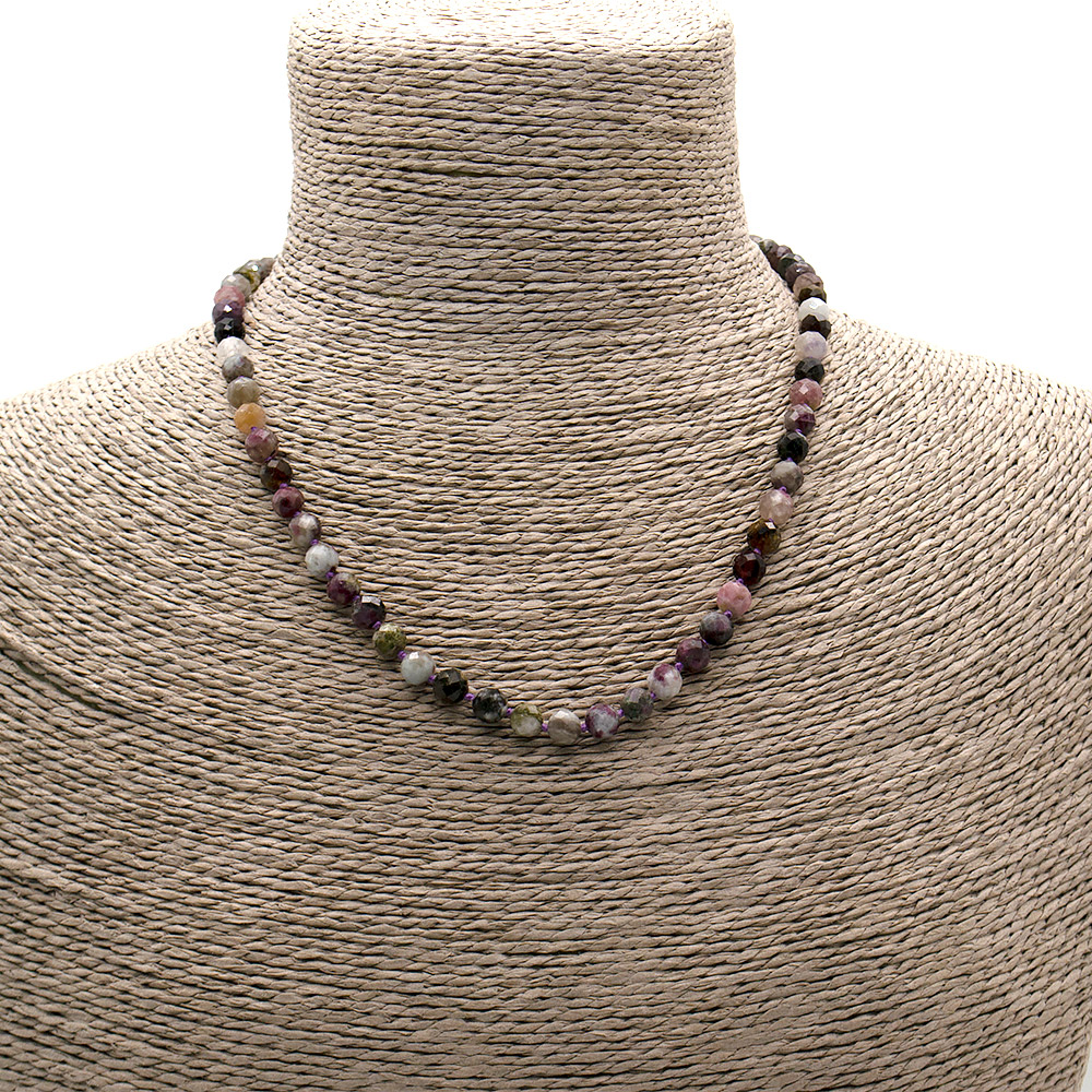 Фото товара бусы турмалин грань люкс 6мм