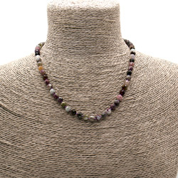 Бусы турмалин грань люкс 6мм