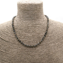 Бусы лабрадор грань люкс 6мм