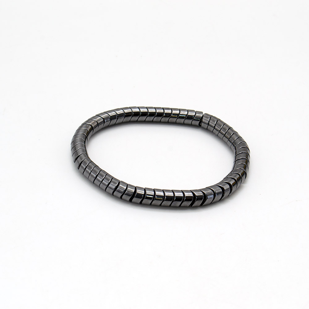 Фото товара браслет из гематита разделитель волна 3*6мм