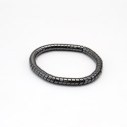 Фото товара браслет из гематита разделитель волна 3*6мм