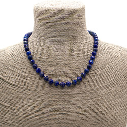 Бусы лазурит грань люкс 8мм