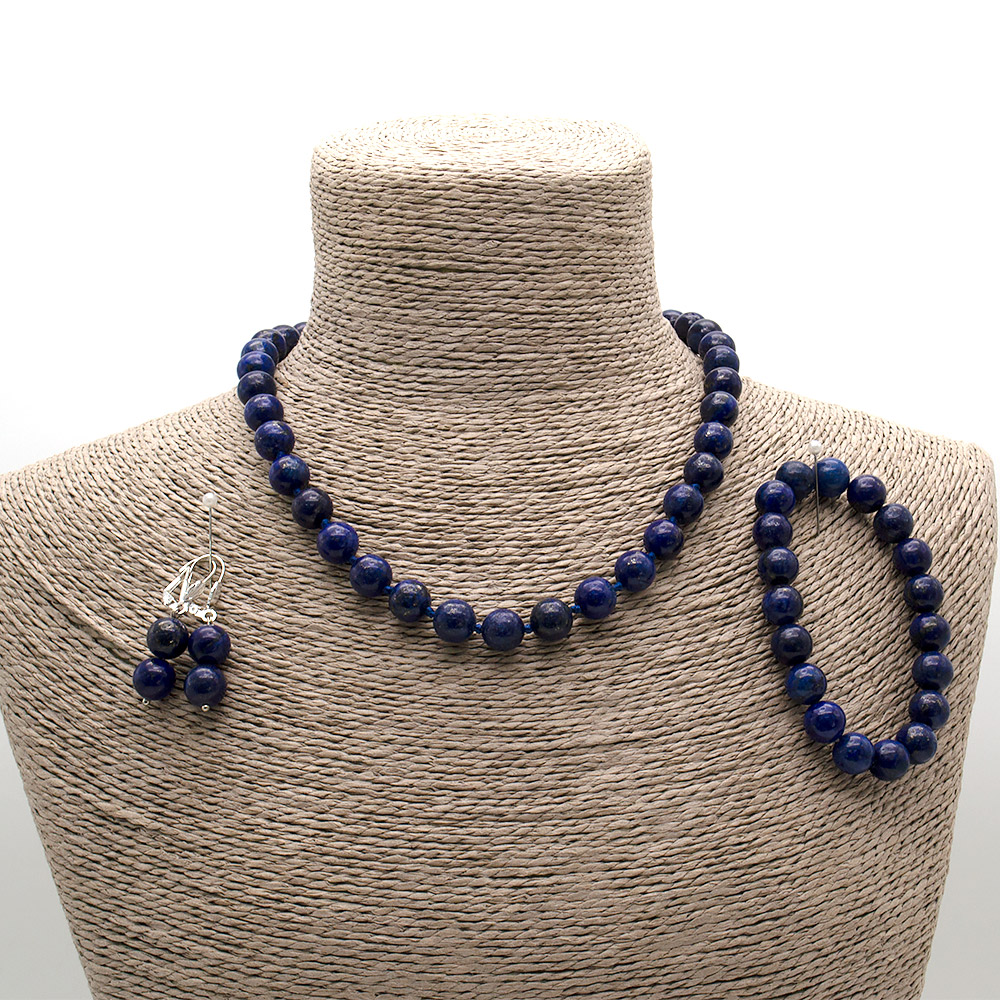 Фото товара набор из лазурита 10,5 мм