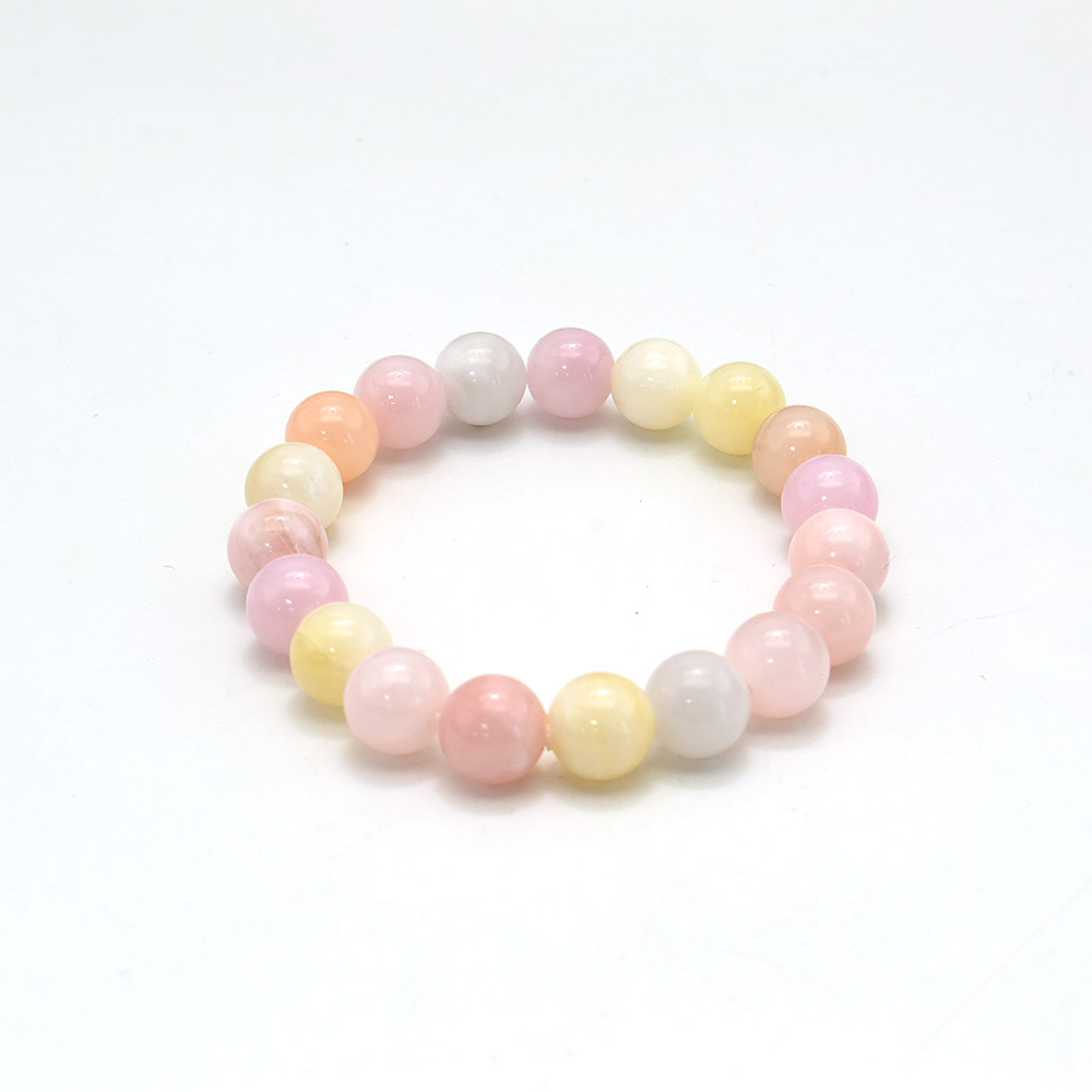 Фото товара браслет из кальцита пигментированного микс цветов 10мм