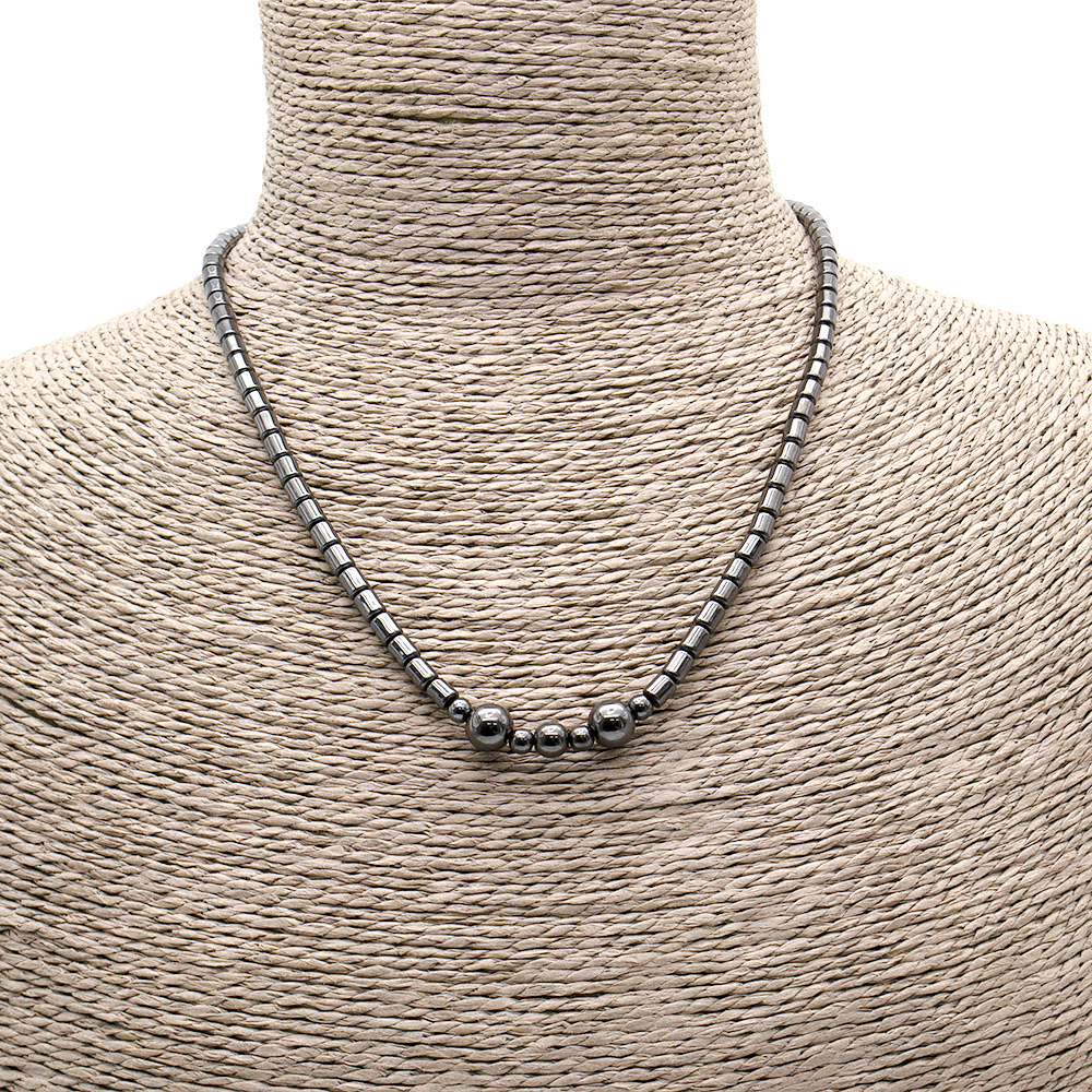 Фото товара бусы из гематита цилиндр 5*3