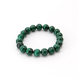 Браслет из малахита натура 10мм