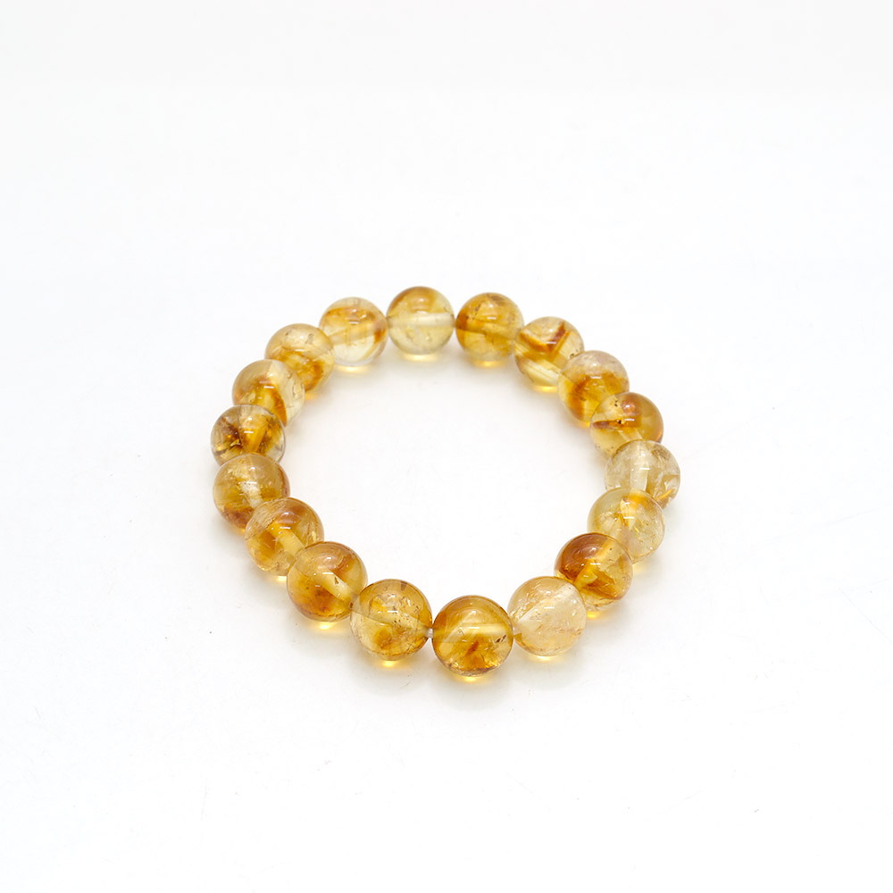 Фото товара браслет из цитрина аа 10мм