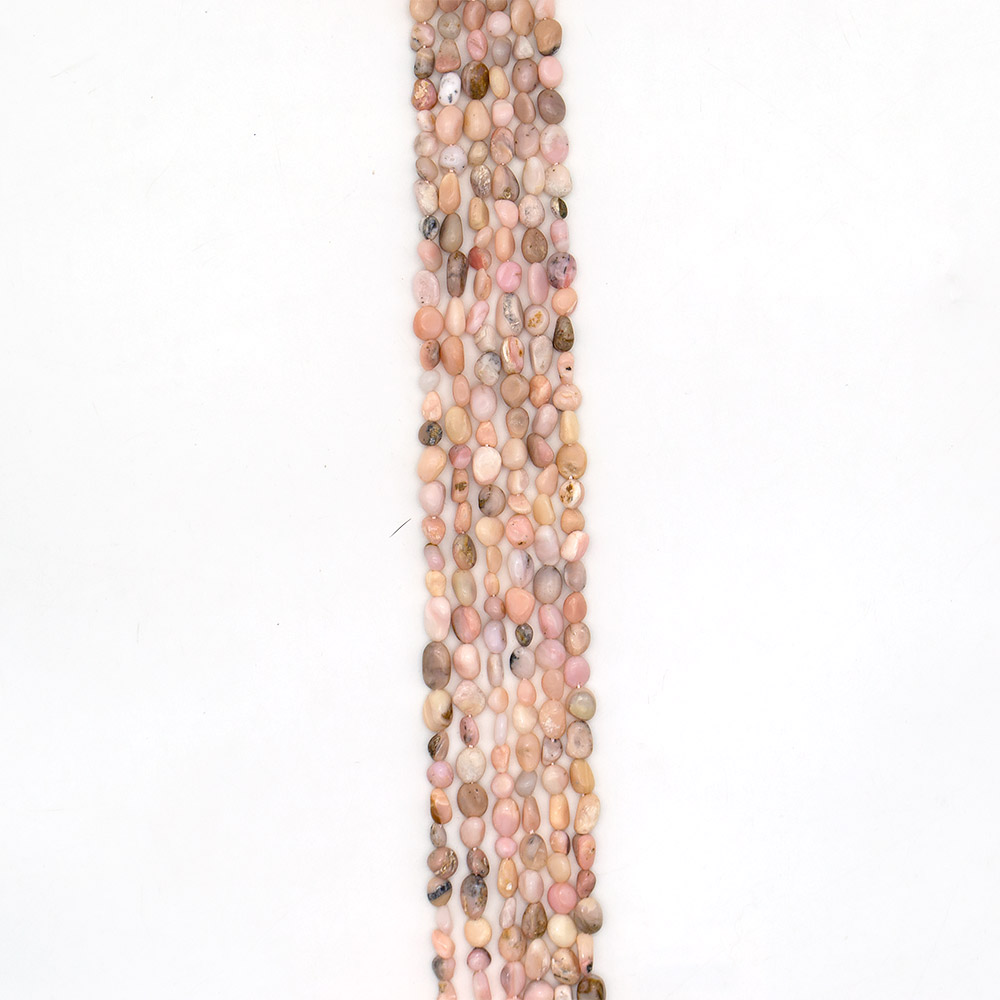 Фото товара опал розовый галтовка 8*6мм