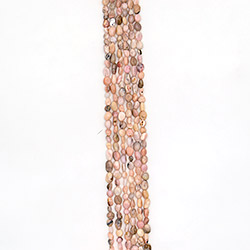 Опал розовый галтовка 8*6мм