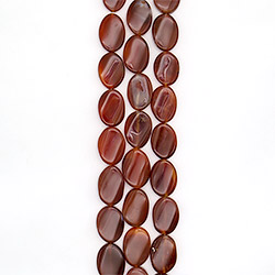 Фото товара сердолик темный таблетка овальная витая 20*30 мм