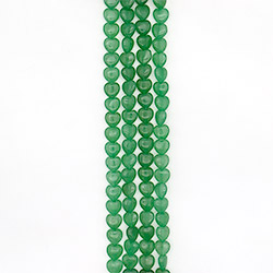 Авантюрин зеленый натура сердце 12*12 мм