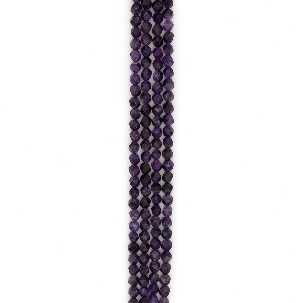 Фото товара аметист шар темный 10 мм крупная грань