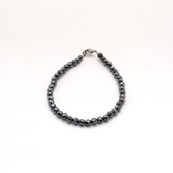 Фото товара браслет из гематита грань 4мм