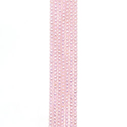 Фото товара циркон цвет розовый матовый мелкая грань 6*5 мм