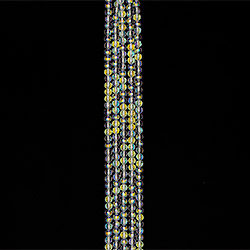 Циркон цвет белый хамелеон мелкая грань 6*5мм