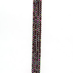 Фото товара циркон цвет бордовый хамелеон мелкая грань 6*5мм