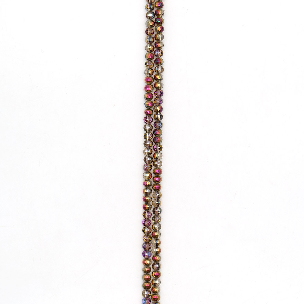 Фото товара циркон цвет коричневый хамелеон мелкая грань 6*5мм