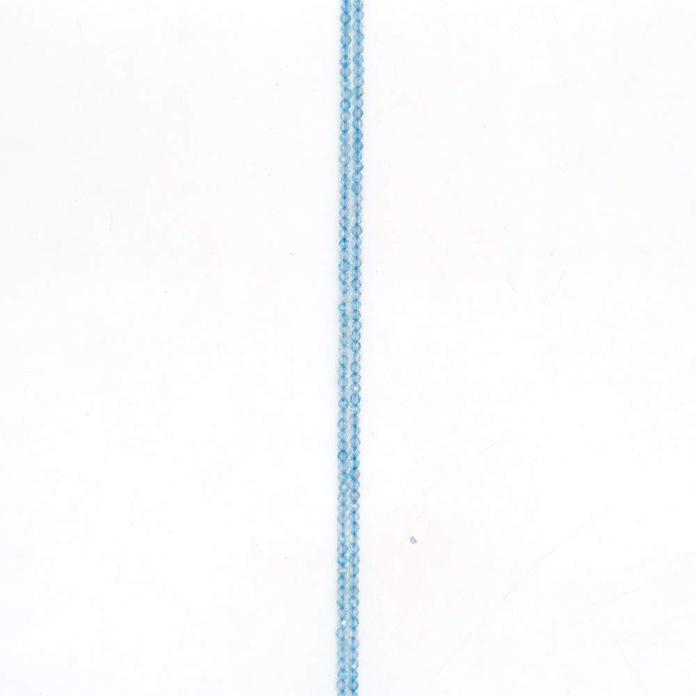 Фото товара топаз голубой шар 3 мм грань