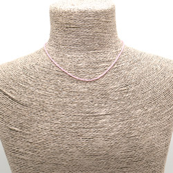 Фото товара бусы-чокер из циркона розового 2мм грань