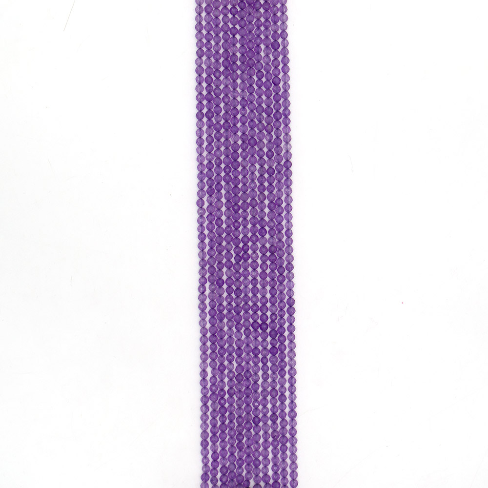 Фото товара аметист шар светлый 4 мм граненый