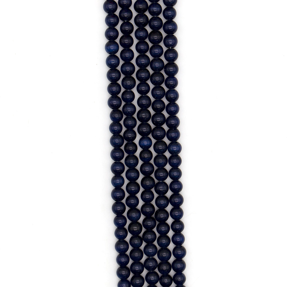 Фото товара кошачий глаз имитация шар цвет сапфировый 10 мм