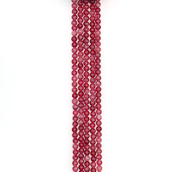 Фото товара кварц цвет розовый турмалин 6 мм