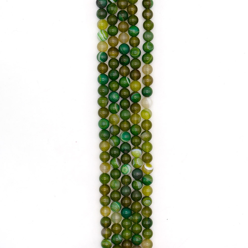 Фото товара агат шар цвет микс зеленого 10 мм
