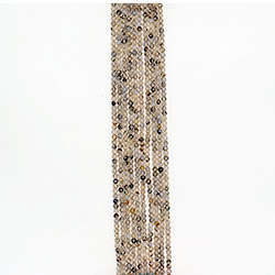 Агат кракле шар цвет черно-серый 4 мм