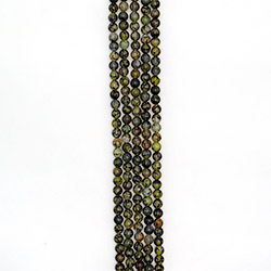 Агат кракле шар цвет оливковый с черным 8 мм