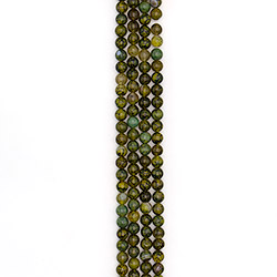 Агат кракле шар цвет оливковый с черным 10 мм