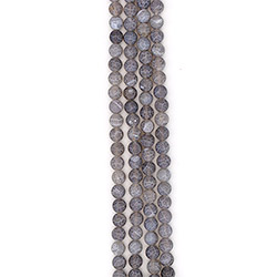 Агат кракле шар цвет серый матовый 12 мм