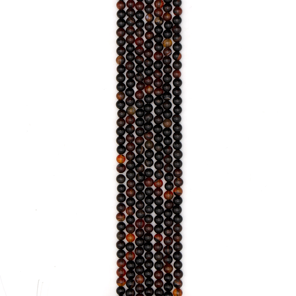 Фото товара сердолик темный 6 мм 1 сорт