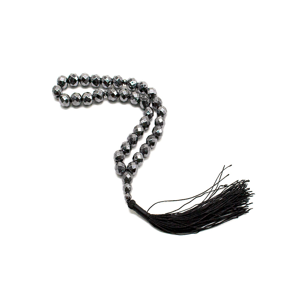 Фото товара четки из гематита граненые