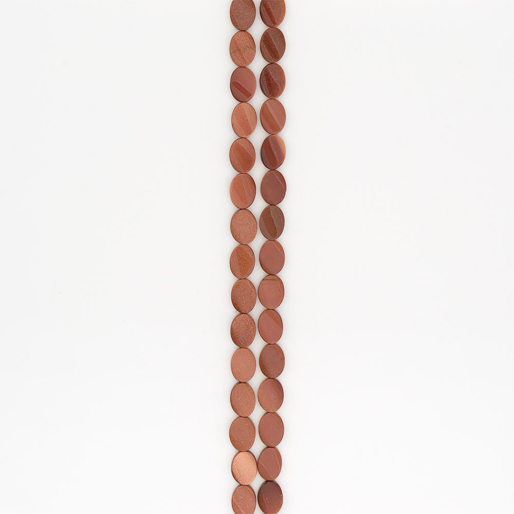 Фото товара авантюрин синтетический коричневый таблетка 18*13*5 мм